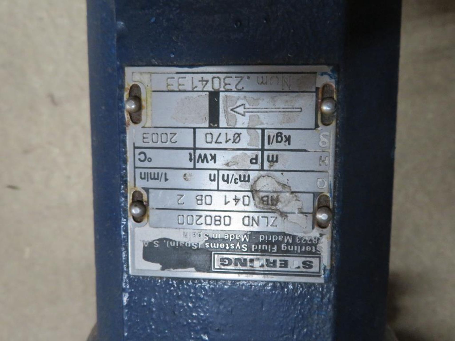Sterling Fluid systems pump type: 22ND 080200, S/N: 2304133, YOM: 2003 - Image 5 of 5