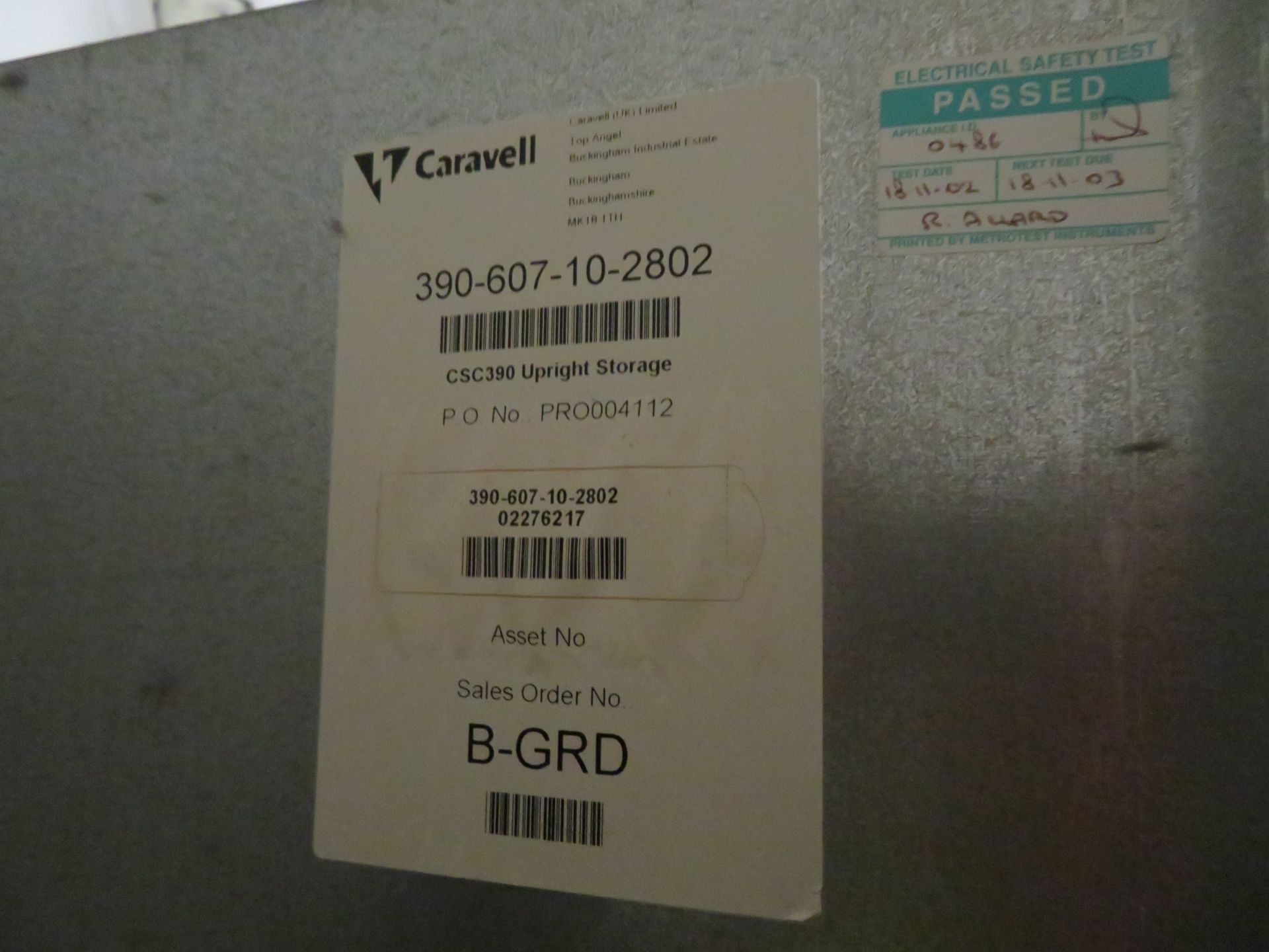 Carvell single door sample fridge - Image 3 of 3