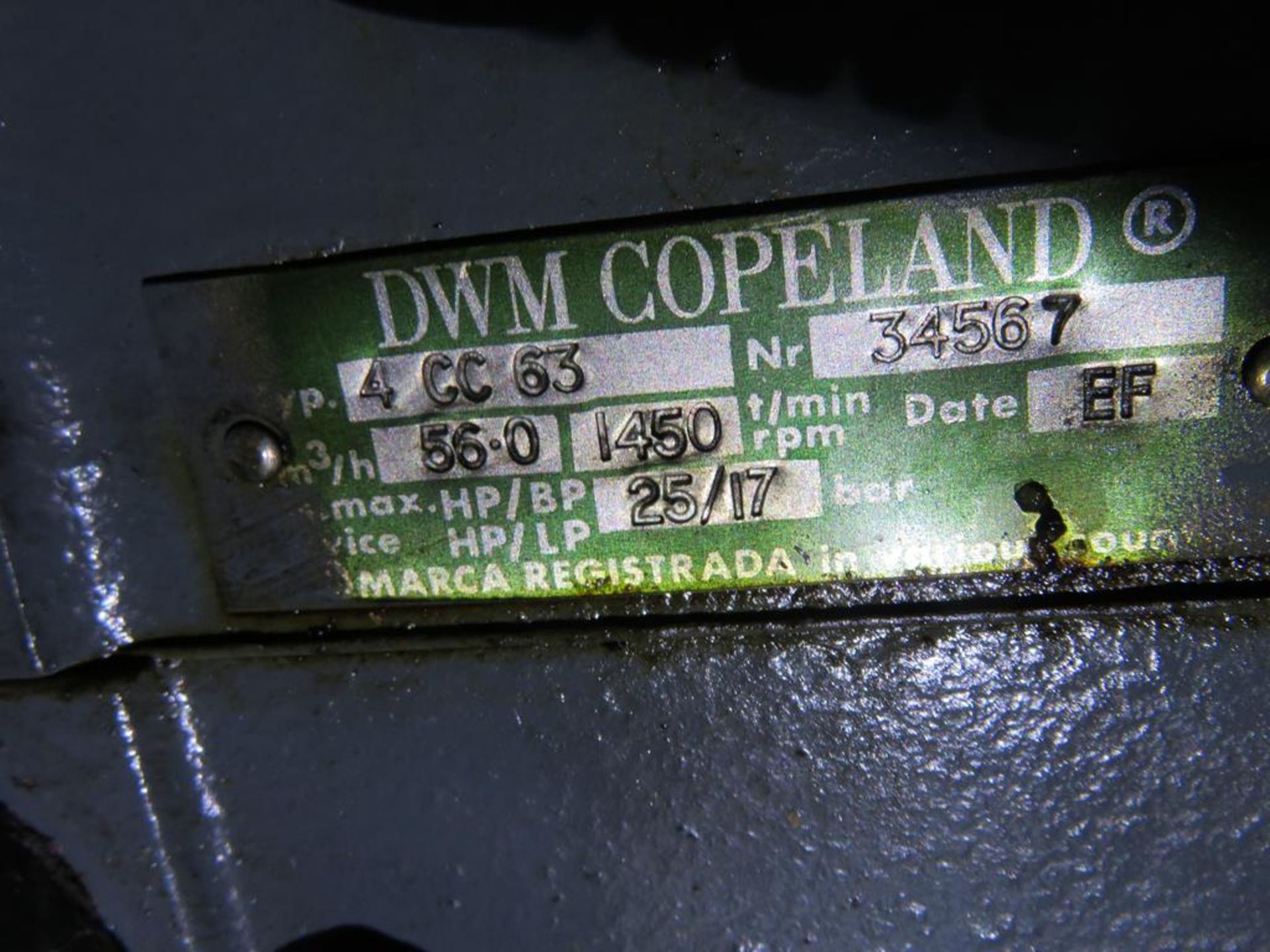 4 x DWM Copeland Refrigeration compressors on indi - Image 4 of 15