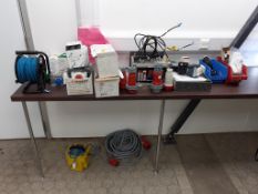 Selection of electrical items to include, island older, extension cable etc