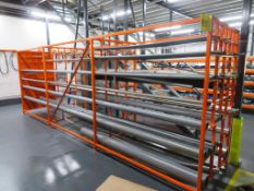 Material Storage Rack including contents Approx DIM 6000mm x 1200 x 2100