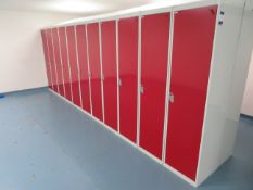 25 x QMP Single Door Personel lockers