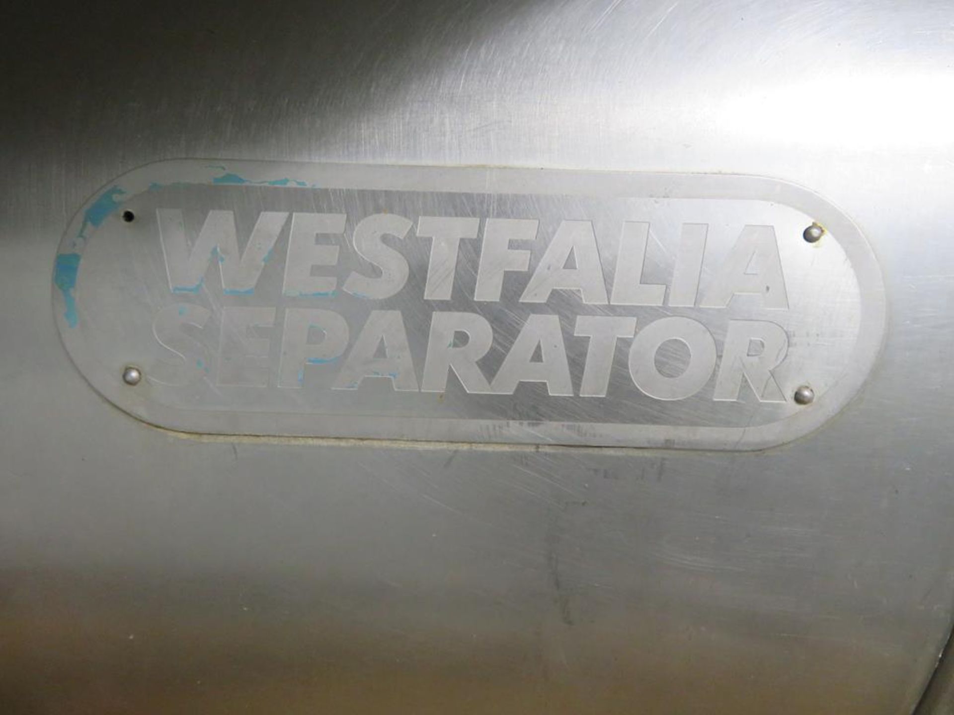 1995 Westfalia MSD 250-01-076 centrifugal separato - Image 6 of 11