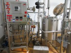 Whey Cream Pasteurising process consisting of Main
