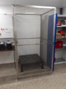 Steel Cage and cast iron stand