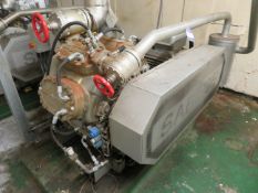 Sabroe Ammonia compressor. Year 2000. 4 cylinder.