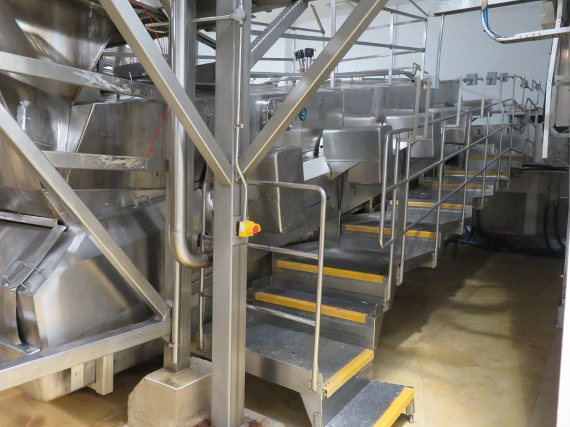 Incline belted salted cheese draining conveyor wit - Image 5 of 8