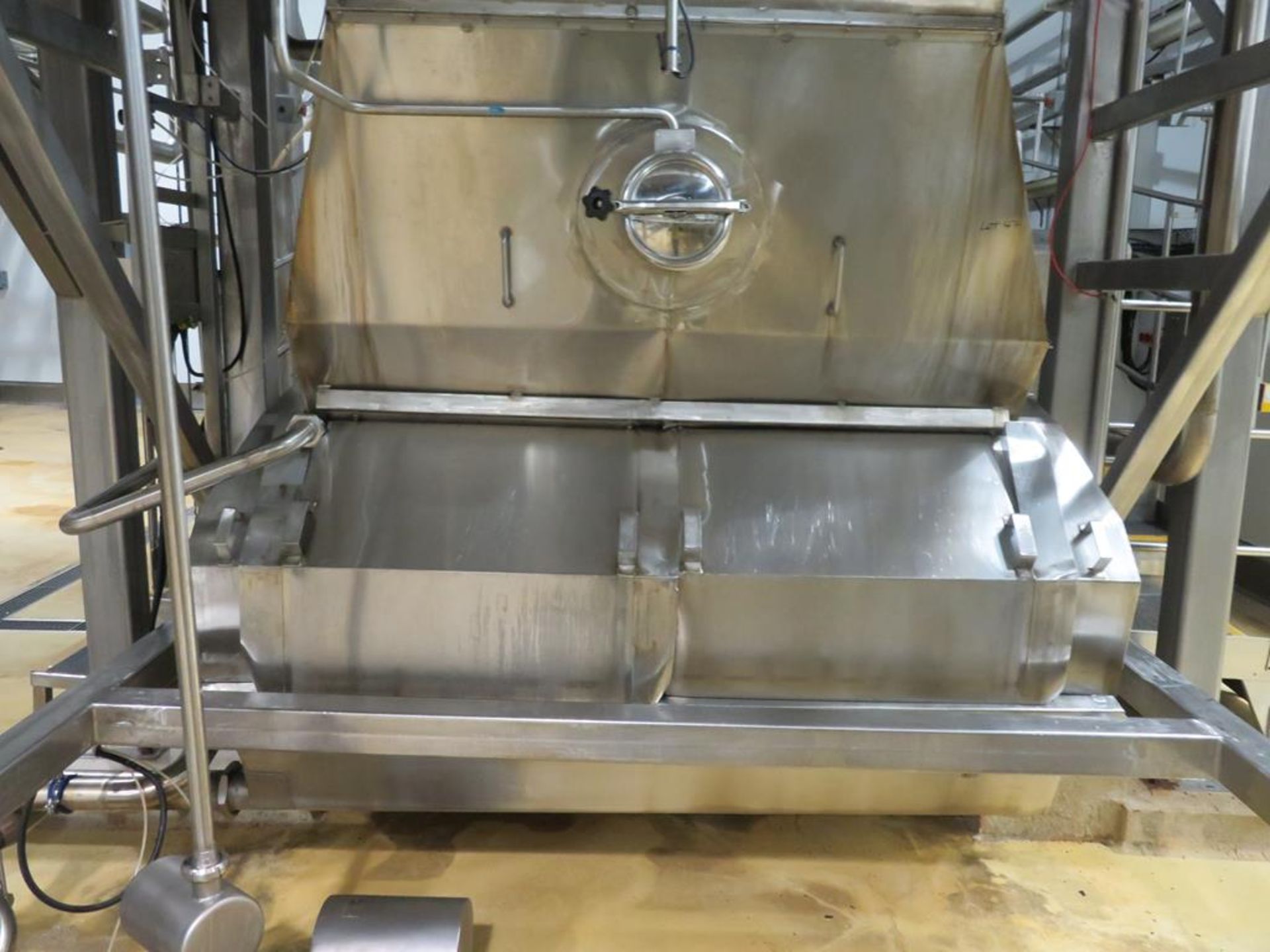Incline belted salted cheese draining conveyor wit - Image 6 of 8