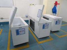 3 x Vestfrost VT407 (-60°C) chest freezers (one re