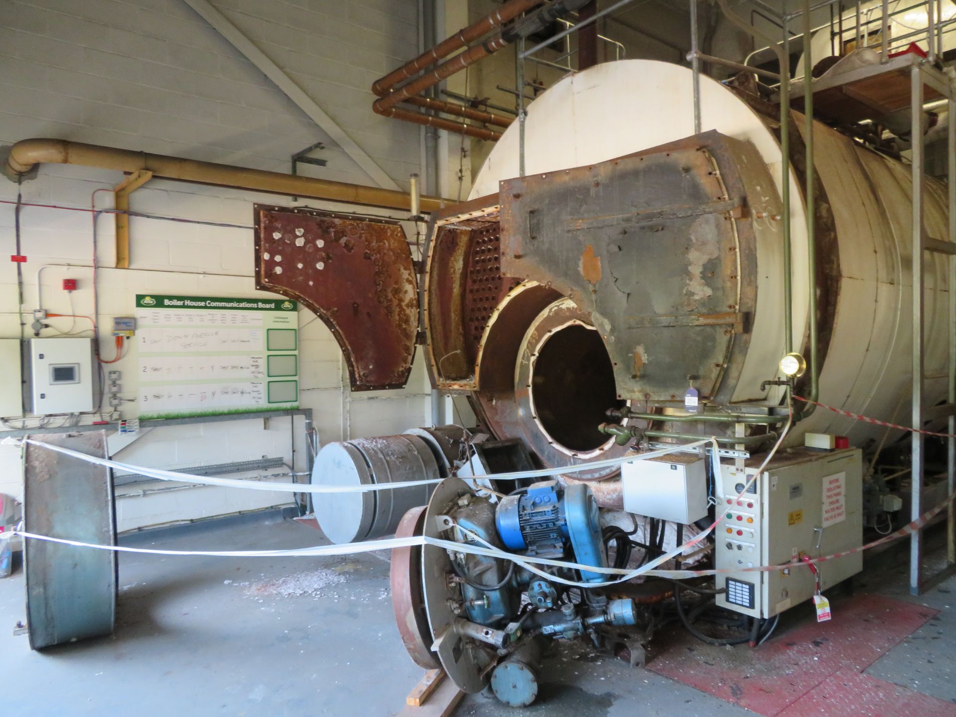 Robey Lincoln steam boiler 1975.