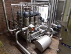 Raw Milk Silo intake station comprising of 1 x Tet