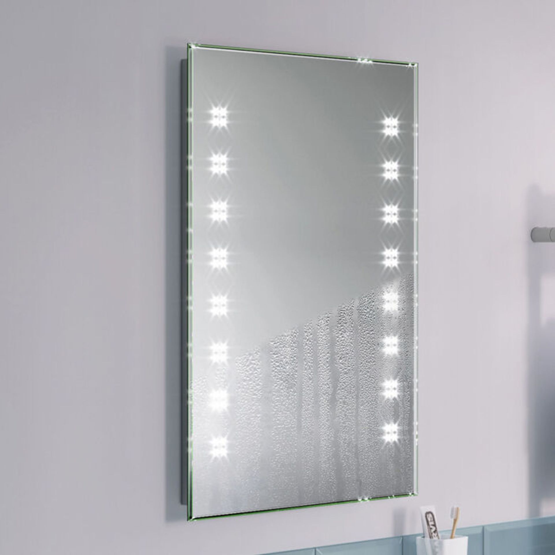NEW 500x700mm Galactic Designer Illuminated LED Mirror.RRP £399.99.ML2101.Energy efficient LED - Image 2 of 3