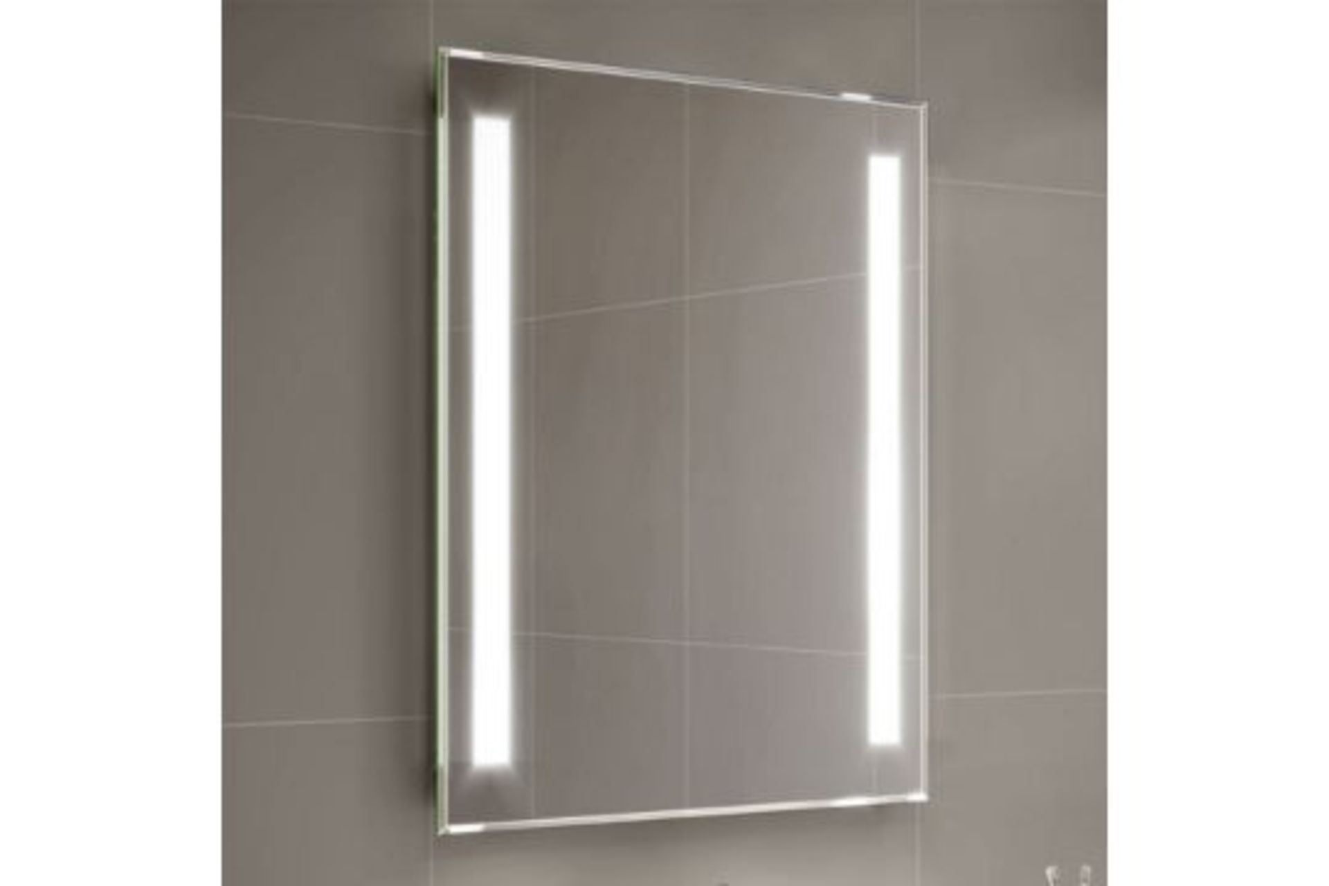 NEW 600x800mm - Omega Illuminated LED Mirror . RRP £499.99.ML7003.Flattering LED lights provide a - Image 2 of 2