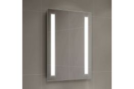 NEW 600x450mm Omega Illuminated LED Mirror.RRP £349.99.ML2108.Energy saving controlled On / Off