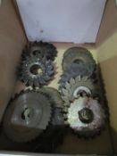 Box of milling cutters