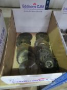 Box of milling cutters