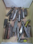 Box of lathe tooling