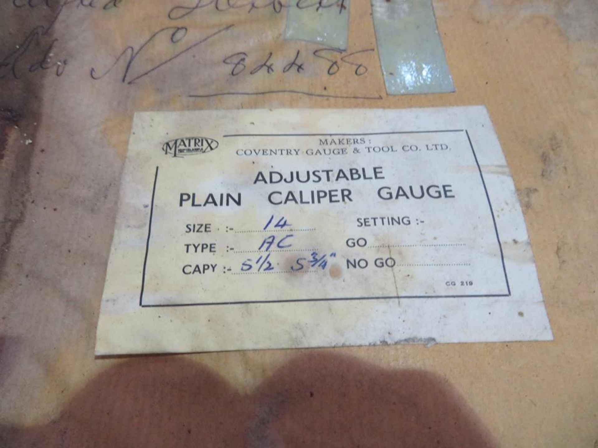 6 x adjustable plain caliper gauges - Image 4 of 5