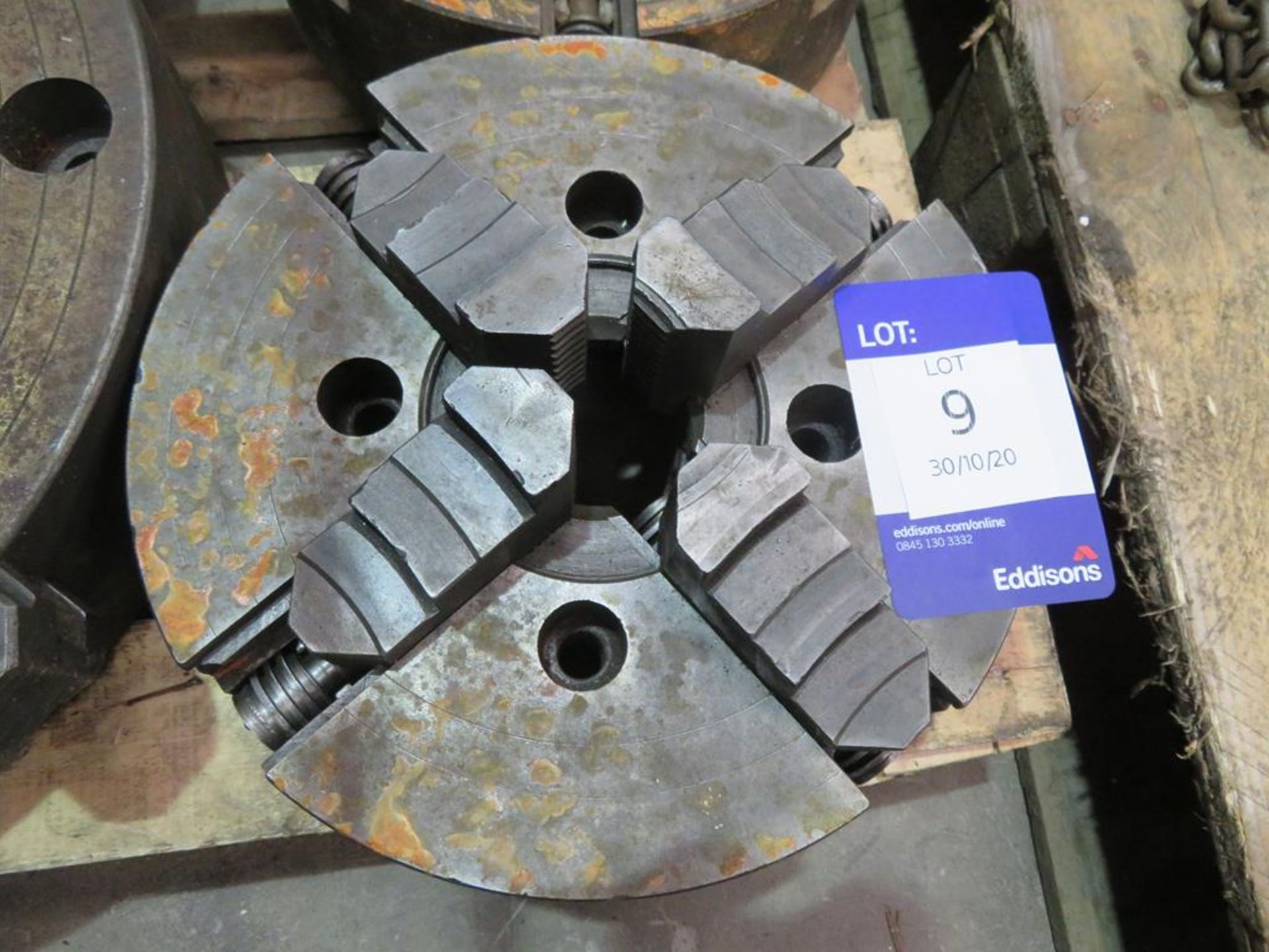 Unbadged engineers four jaw chuck