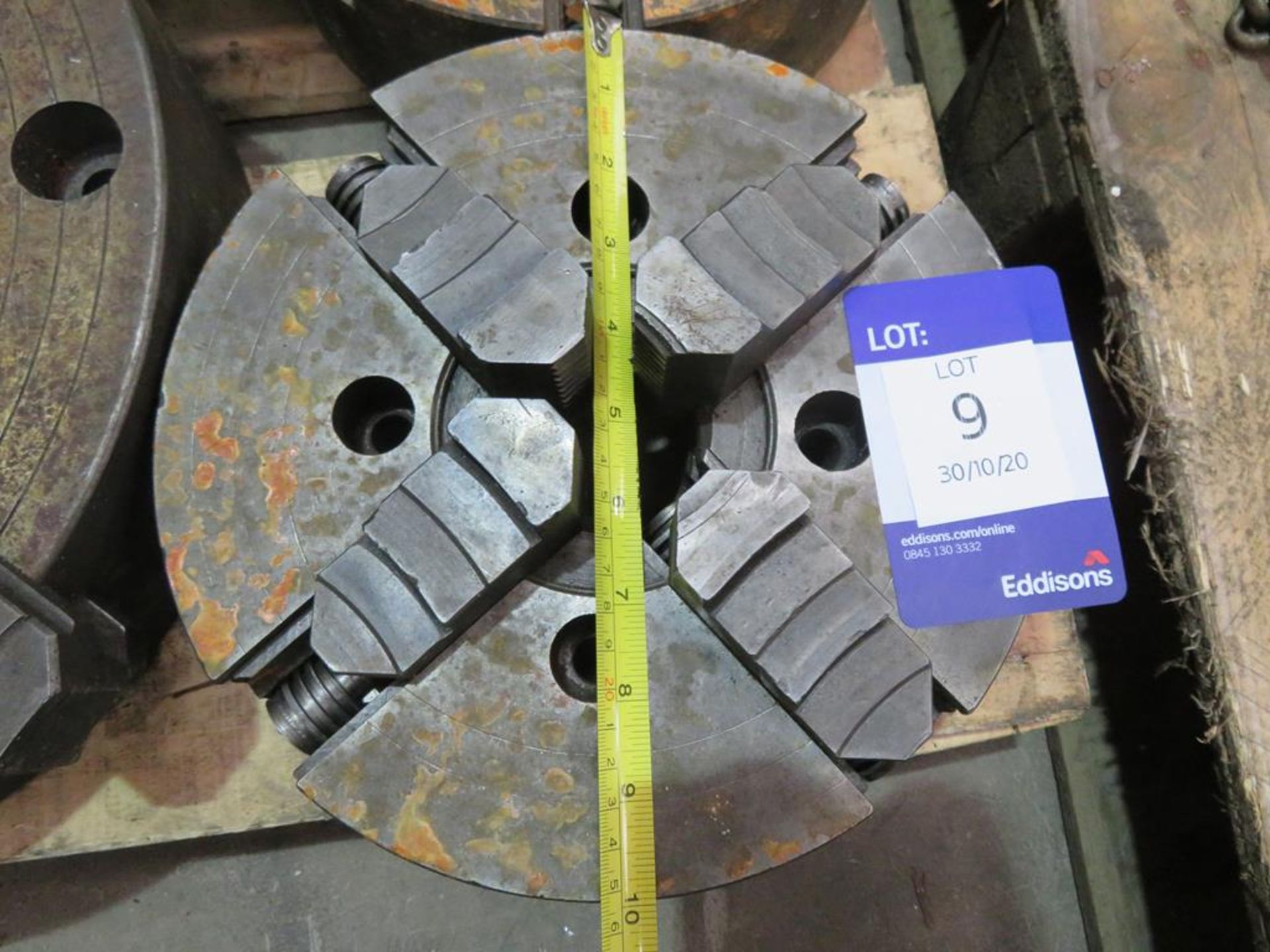 Unbadged engineers four jaw chuck - Image 2 of 2