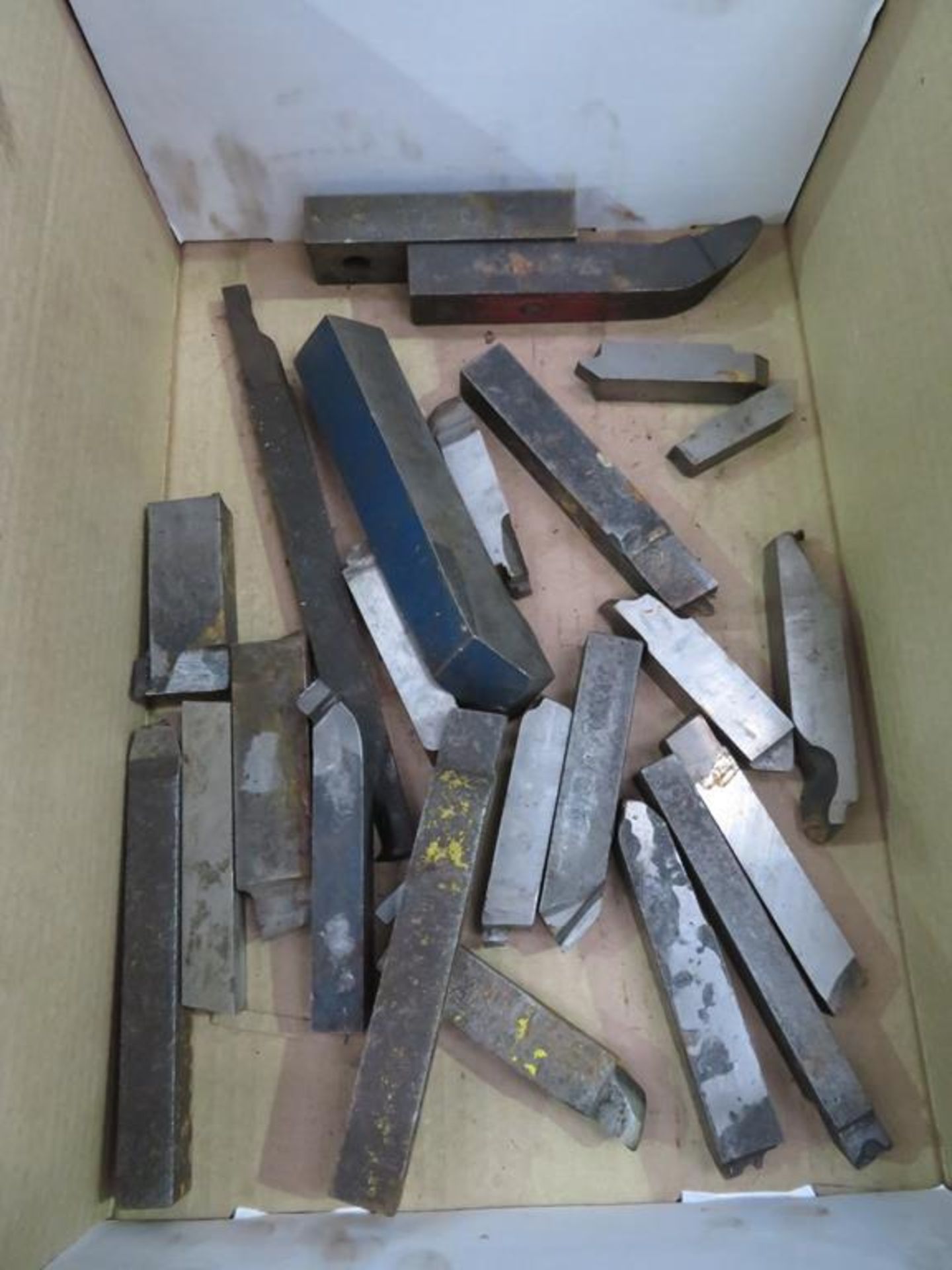 Box of lathe tooling