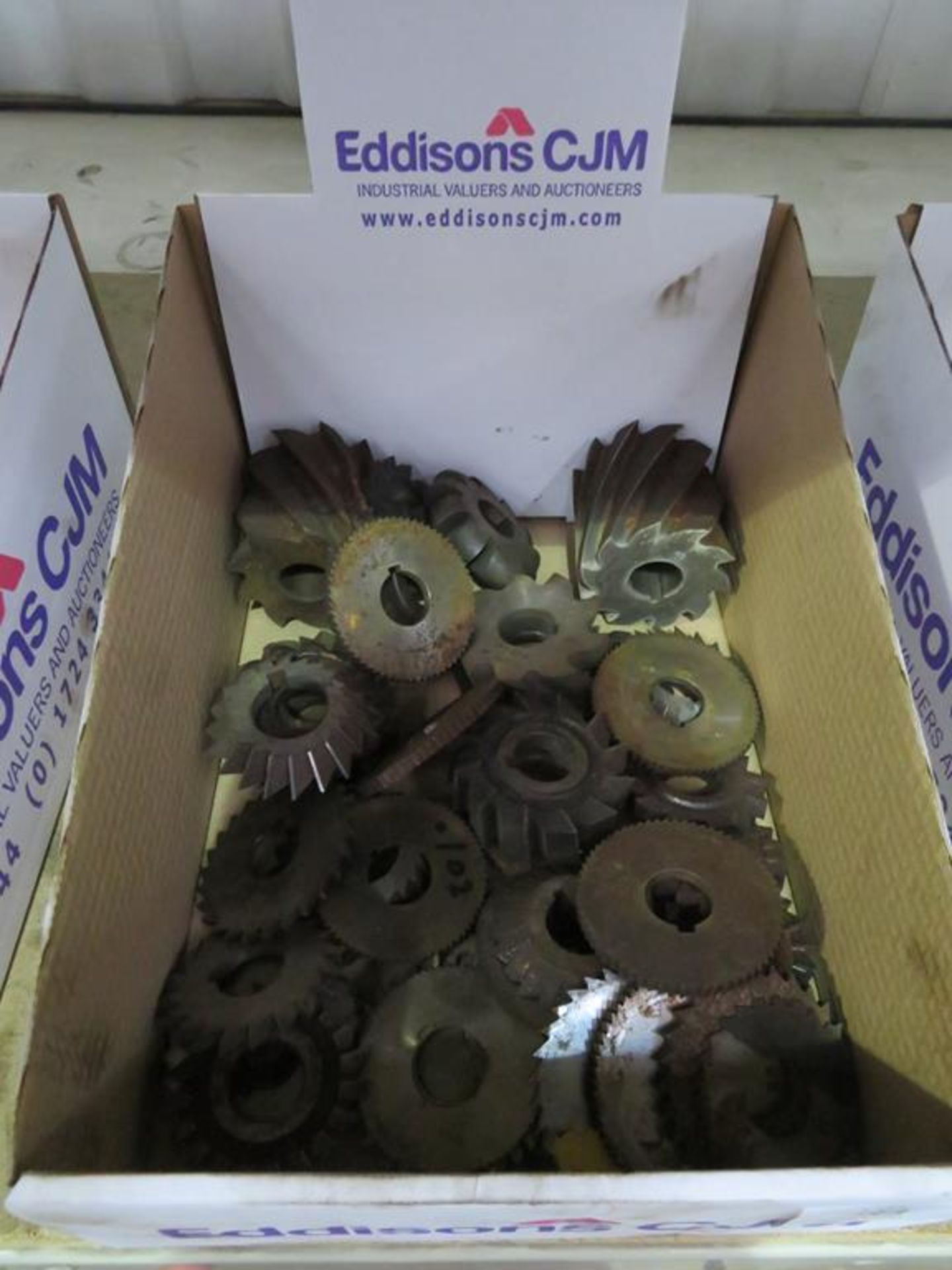 Box of milling cutters