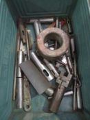 Box of lathe tooling