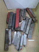 Box of lathe tooling