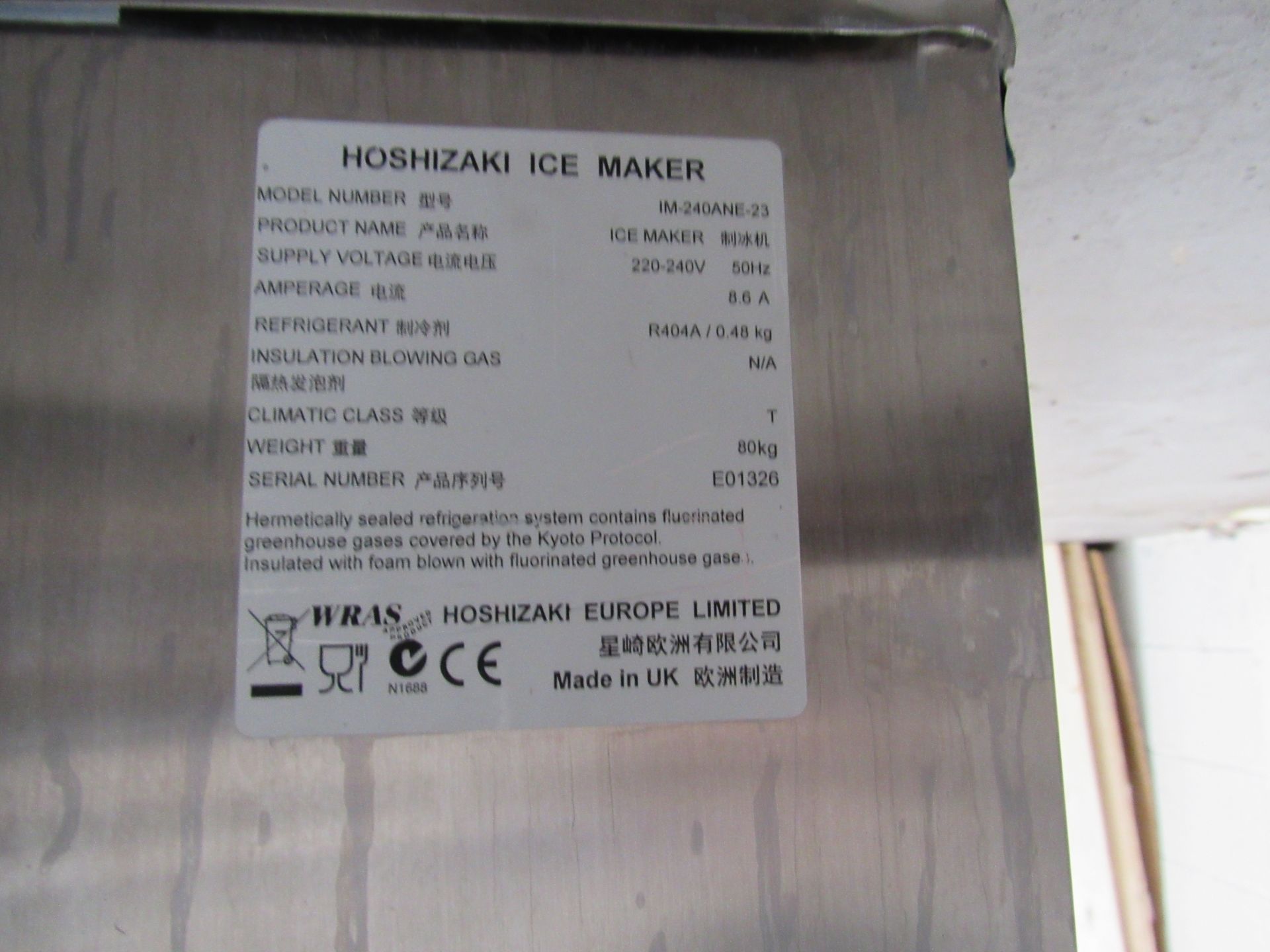 Hoshizaki IM-240ANE-23 Ice Maker - Image 2 of 3