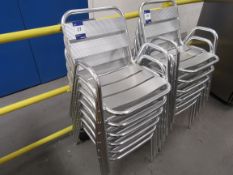 6 x Aluminium Chairs