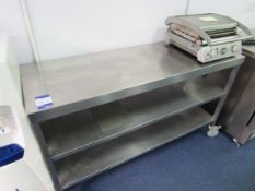 Stainless Steel 3 Tier Mobile Stand