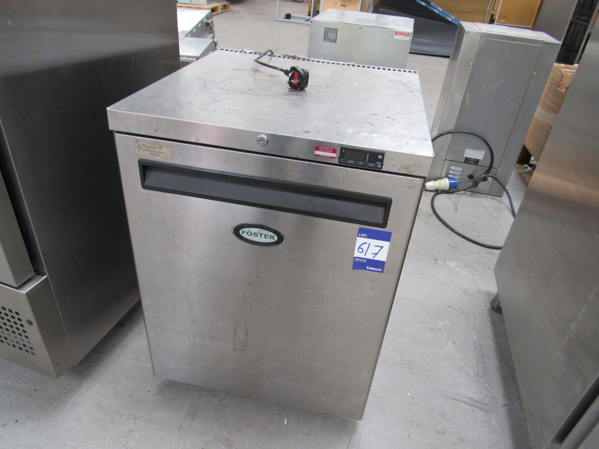 Foster HR150-A Stainless Steel Fridge Serial Numbe - Image 2 of 3