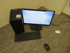 HP 290 G1 MT Business PC 4GB RAM Win 10 Pro, Keyboard, Mouse and LG 22M35 Screen