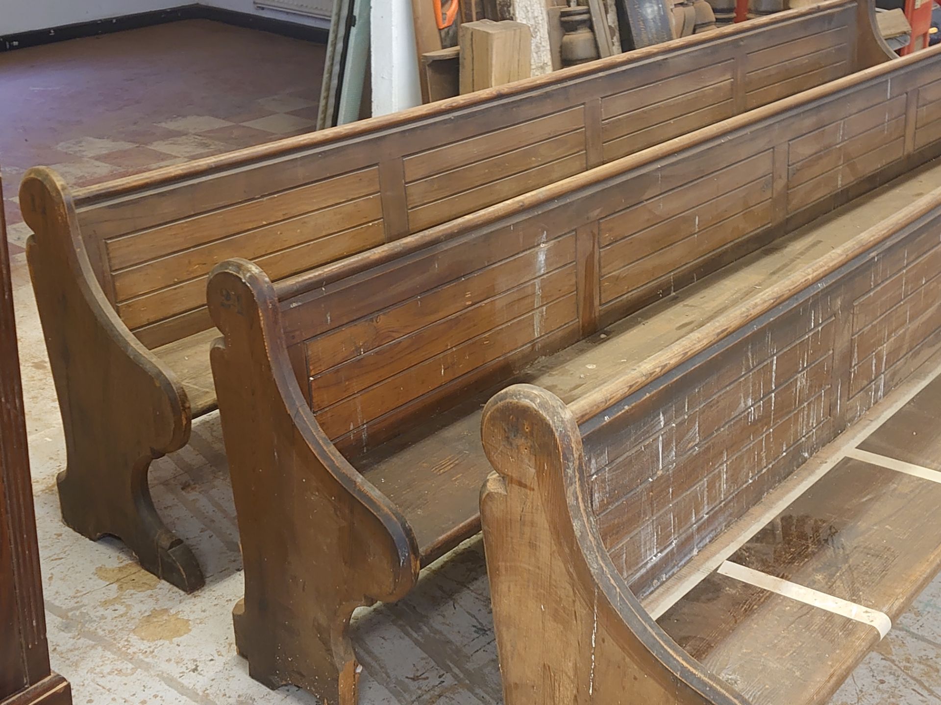 Church Pews - Image 2 of 2