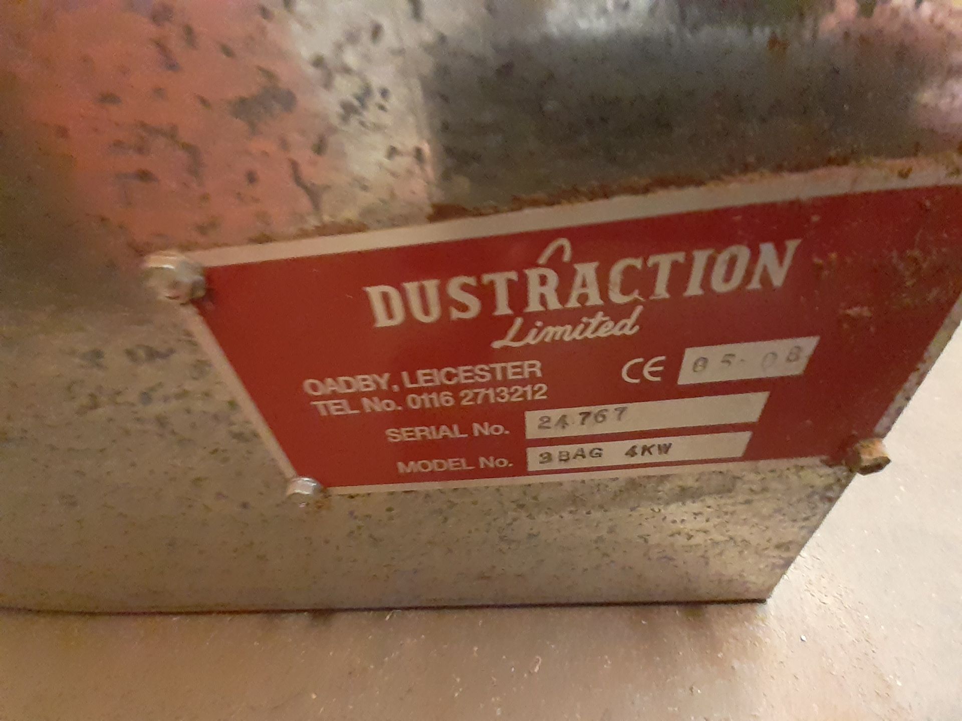 Dustraction 3 x Bag Dust Extraction Unit - Image 2 of 2