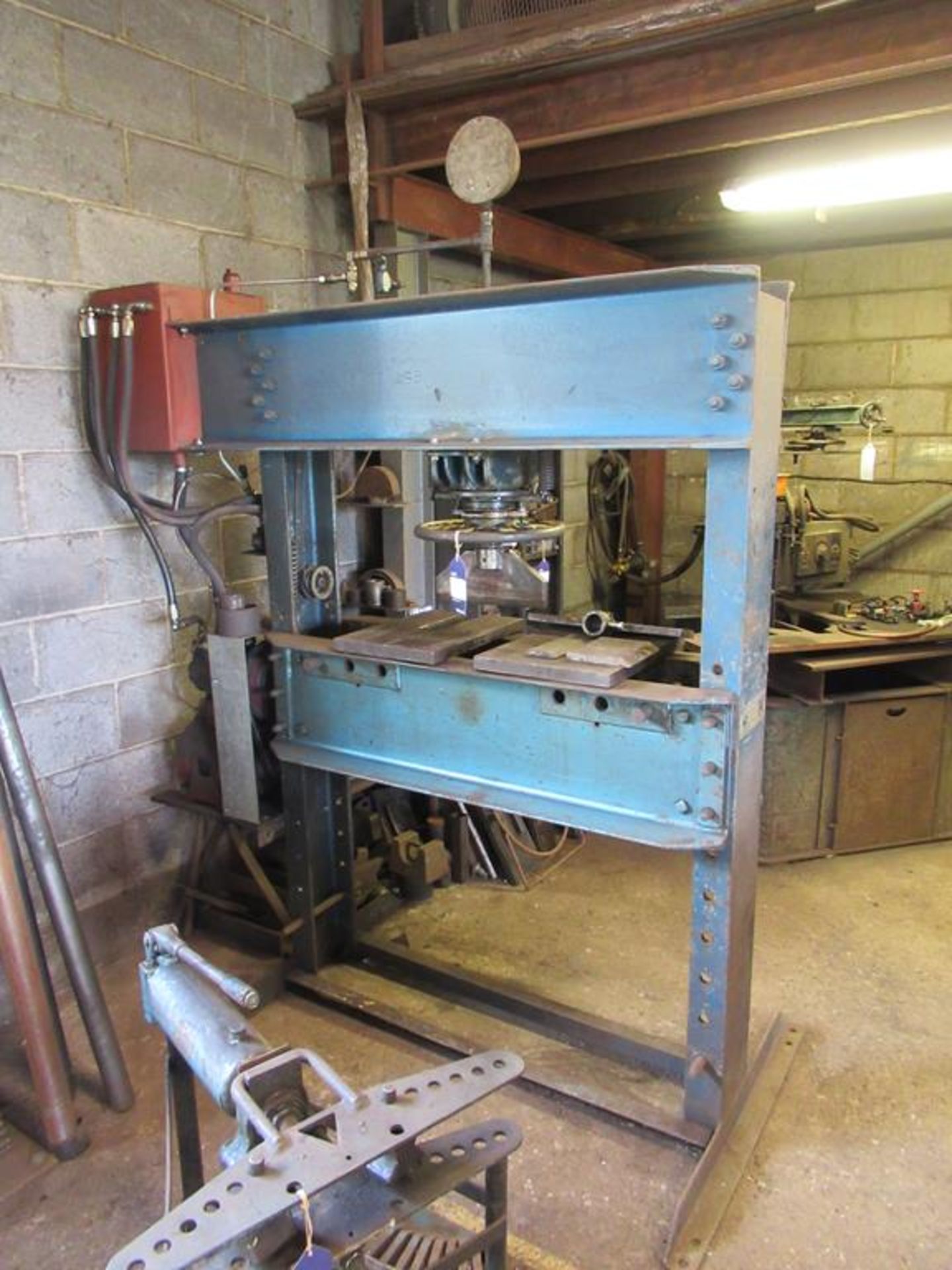 Manley heavy duty hydraulic vertical workshop press