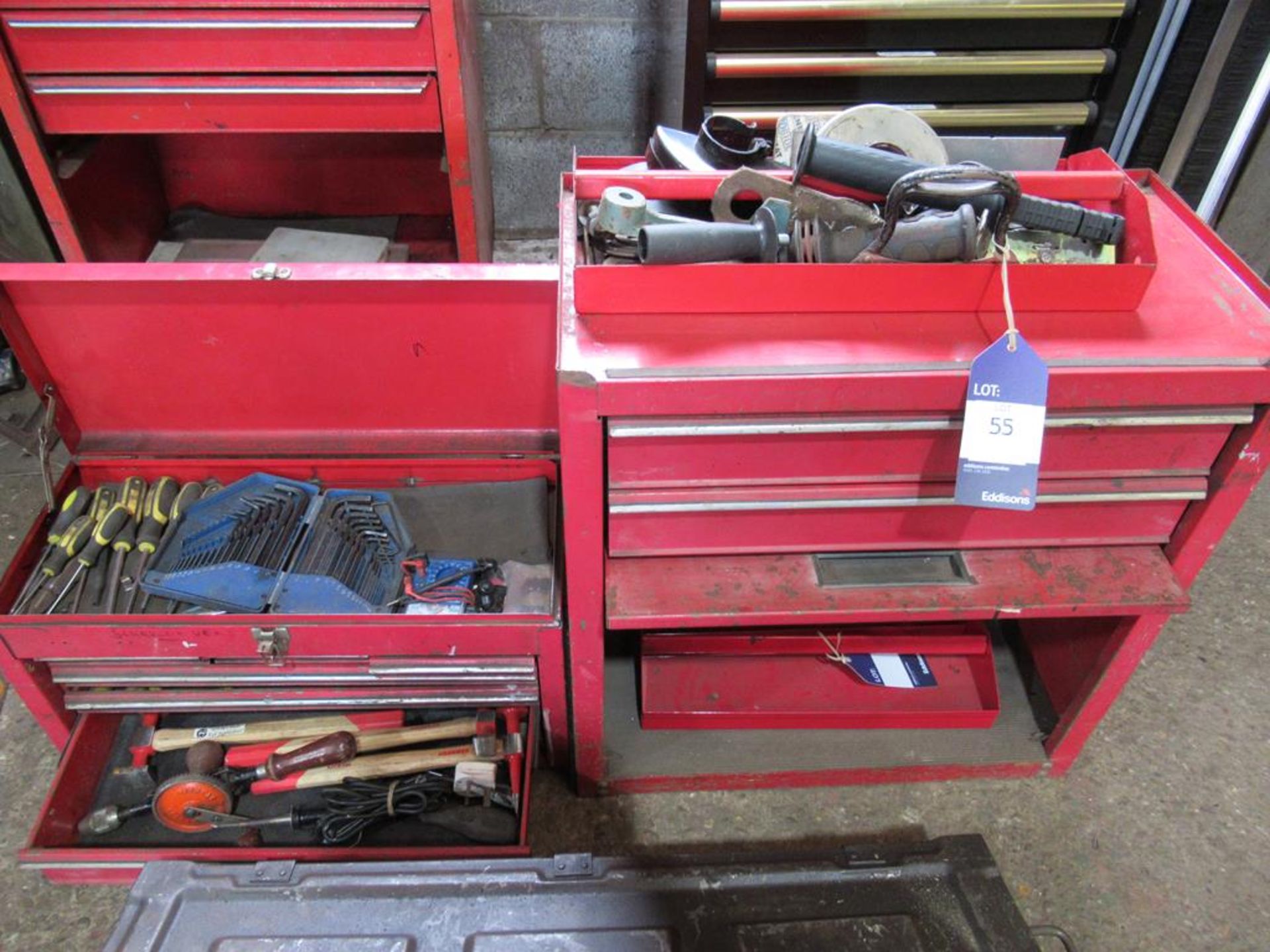 2 x tool boxes and contents