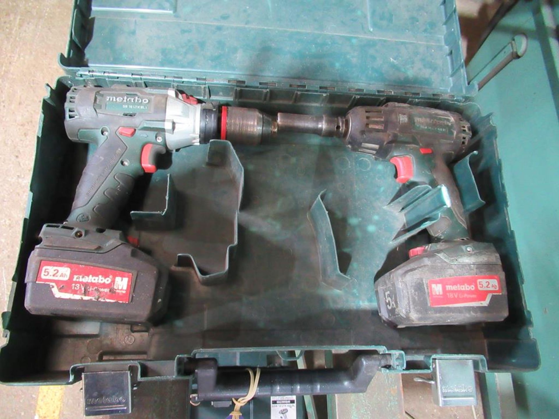 2 x Metabo battery drills