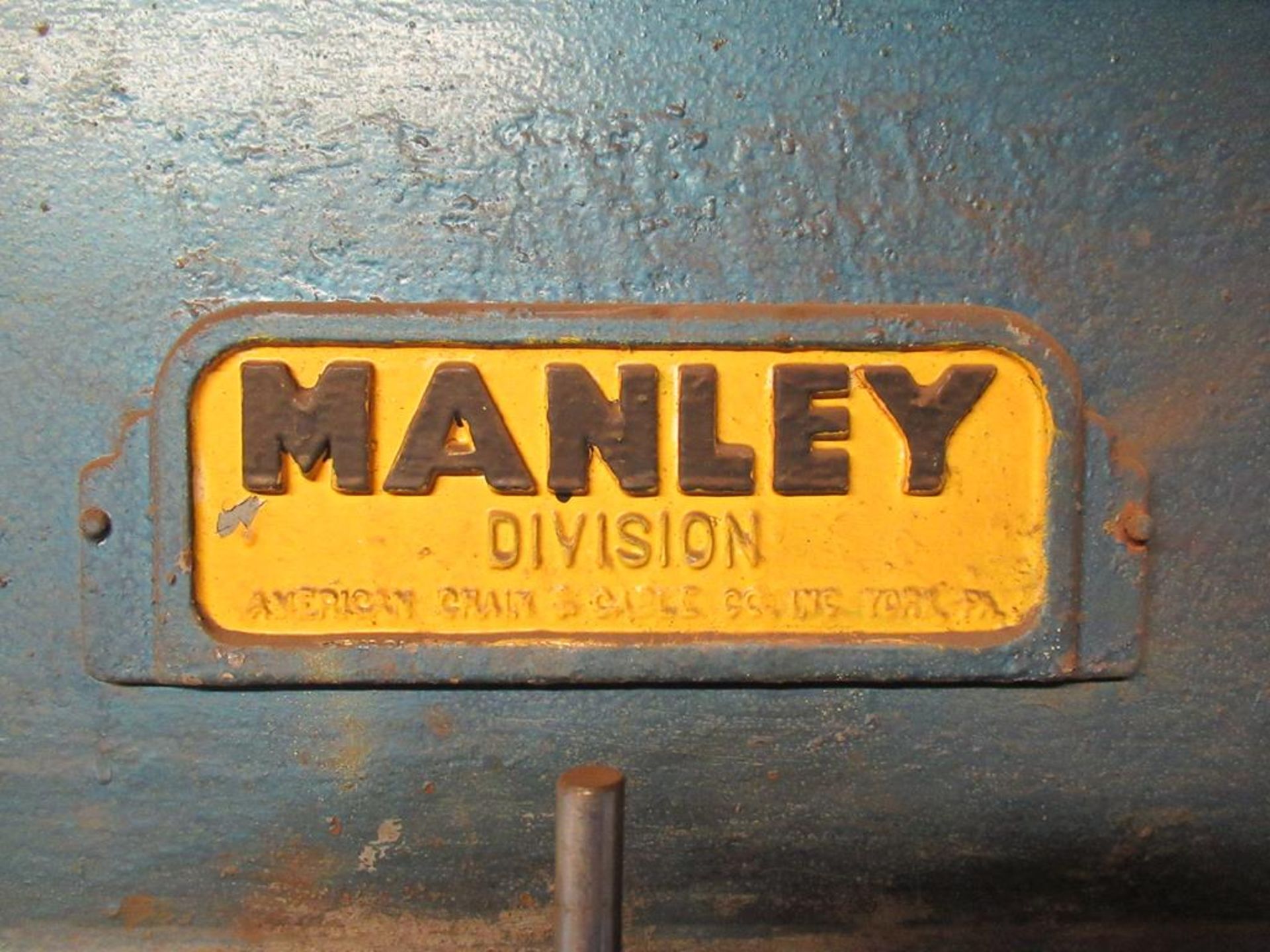 Manley heavy duty hydraulic vertical workshop press - Image 3 of 5