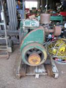 A Lister diesel 5.3HP stationary engine