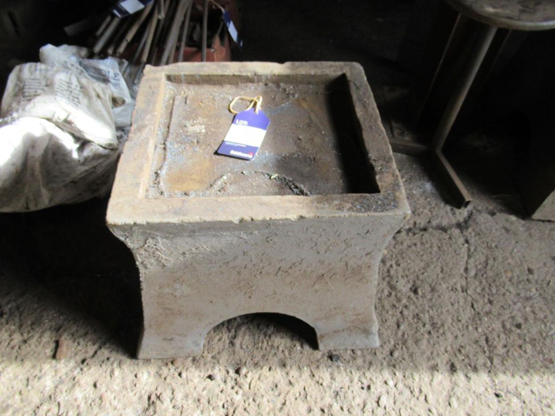 A Blacksmiths Anvil or swage block stand