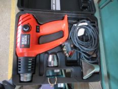 A Black & Decker KX2000K-200W 240V heat gun