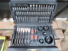 A Cougar Drill, Driver Set and 40 Piece Socket Set