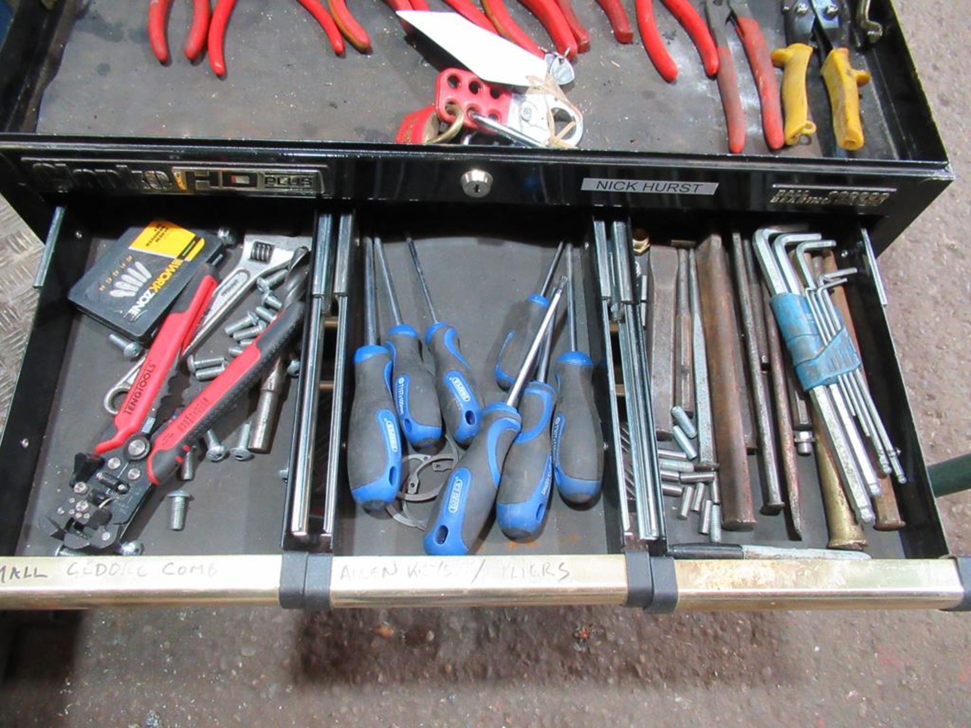 A Clarke HD Plus tool chest and contents complete with stand - Image 2 of 6