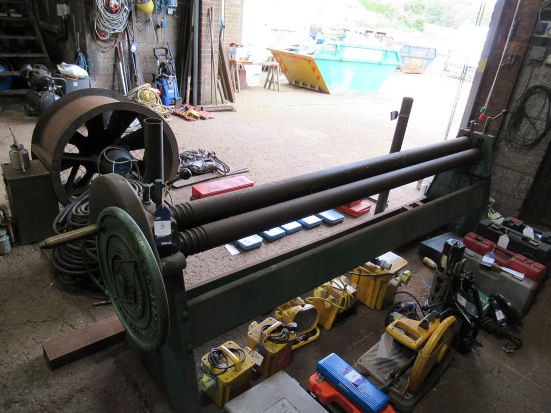 F.J. Edwards Ltd bending rolls working roller width 2540mm