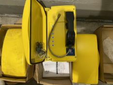 3x Gai- tronics voip titan intercom telephones and 2x Gai- tronics help points with mounting boxes