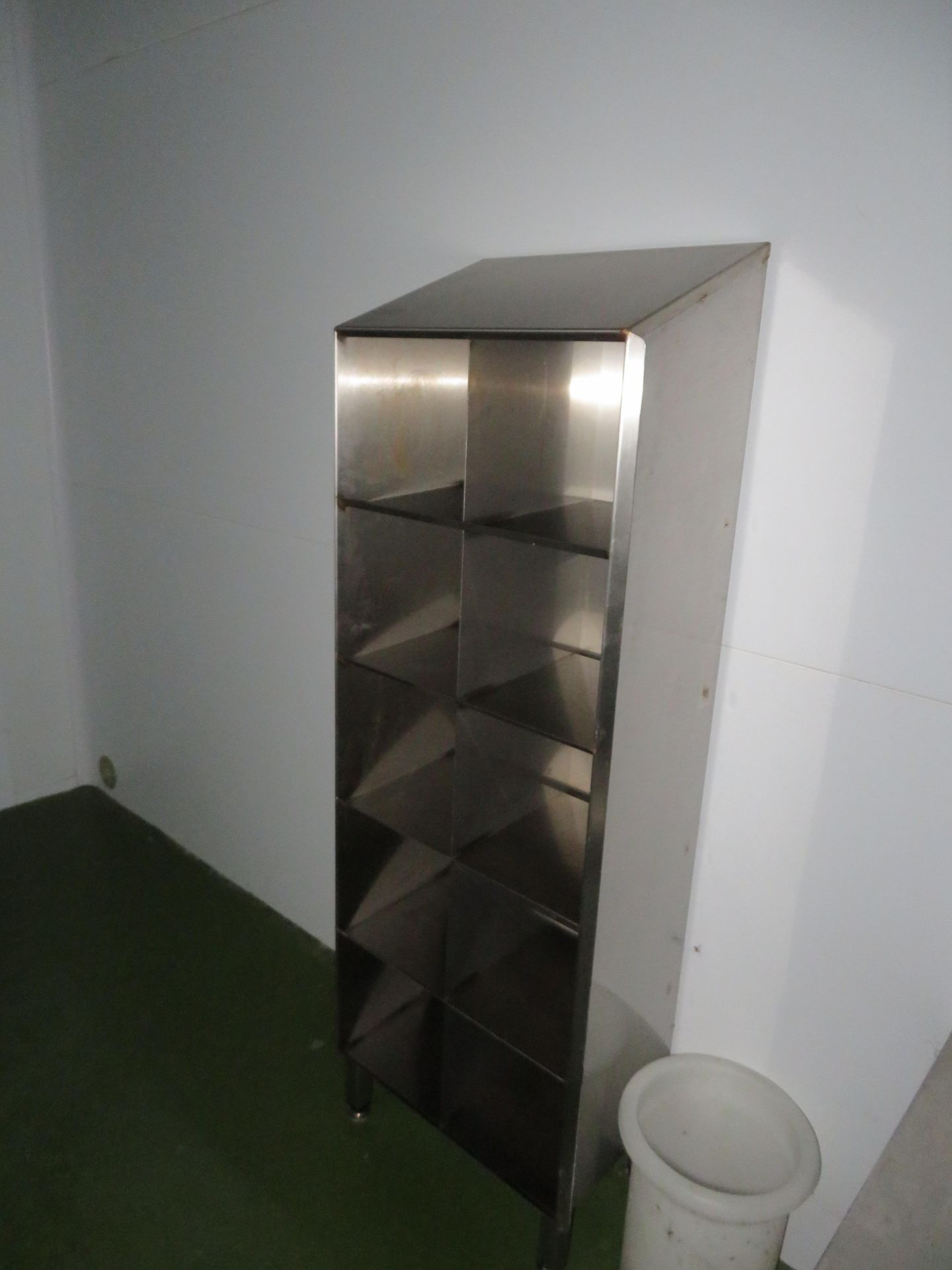 2 x SS 4 rack storage shelves - Image 2 of 3