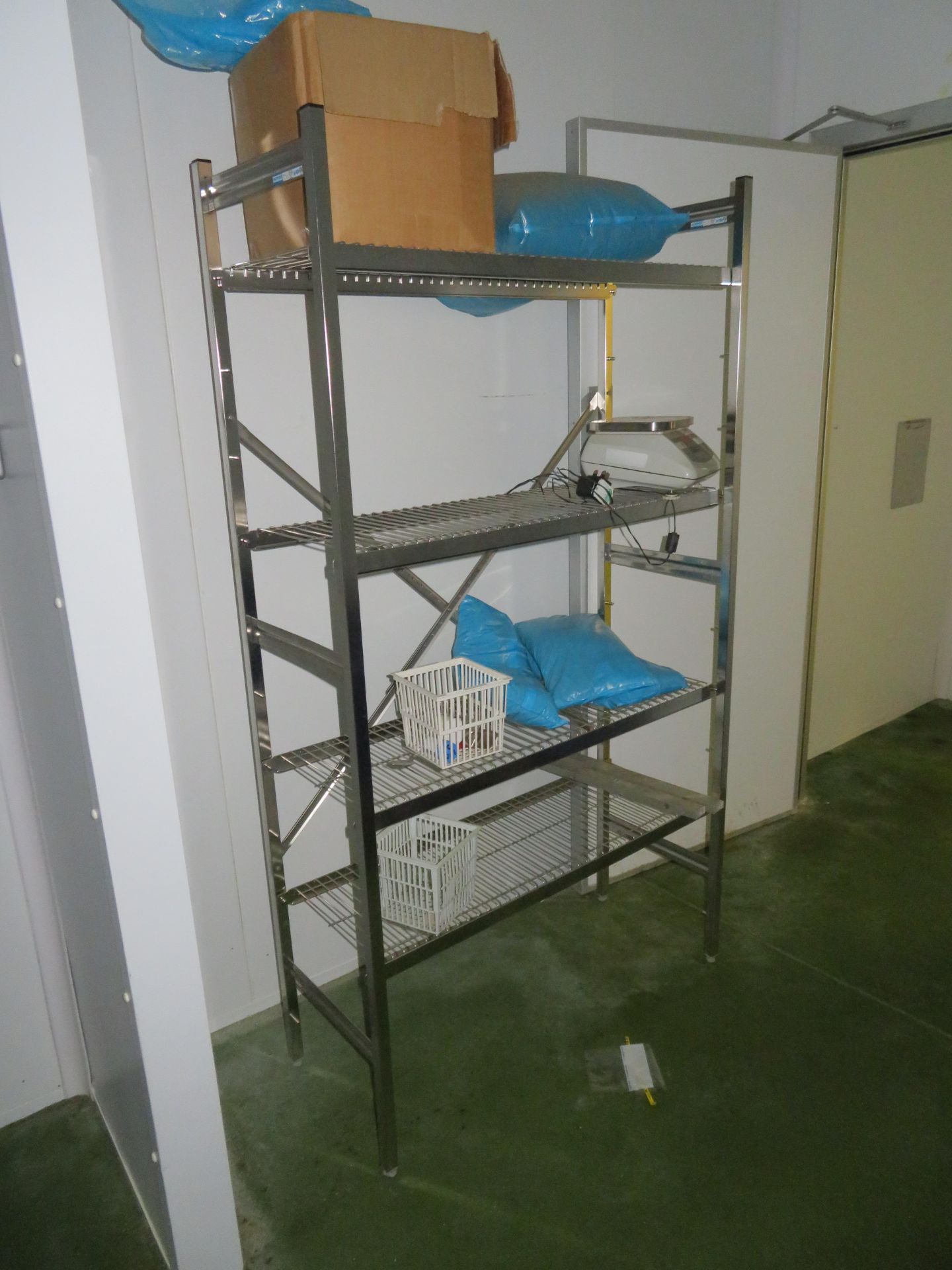 2 x SS 4 rack storage shelves - Image 3 of 3