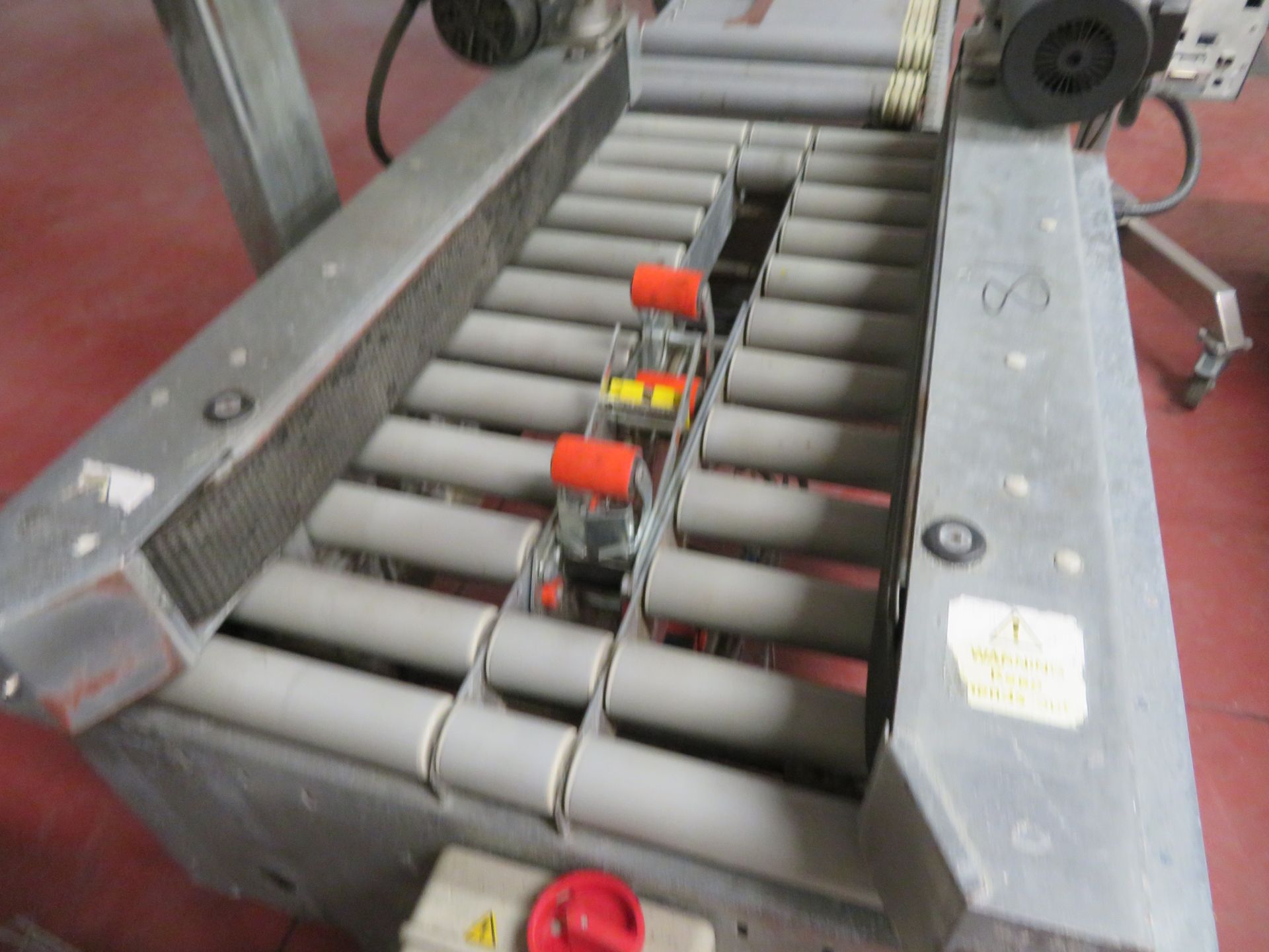 Soco Top & Bottom case sealer with Soco Gravity take off box conveyor - Image 2 of 5