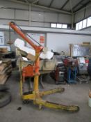 Herbert Morris portable Jib crane/ engine lift